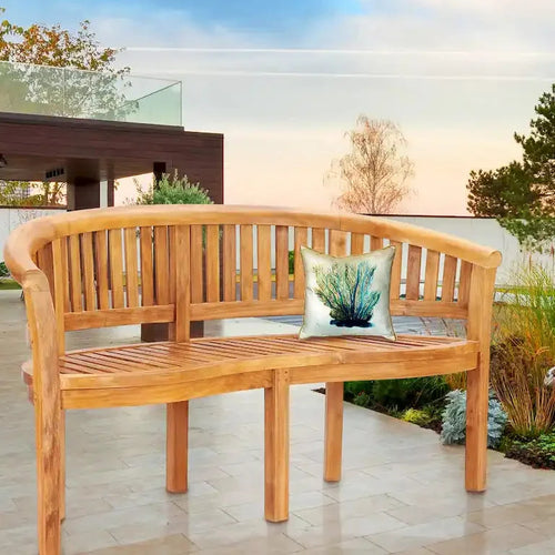 Banc double de jardin en teck Merrelo™