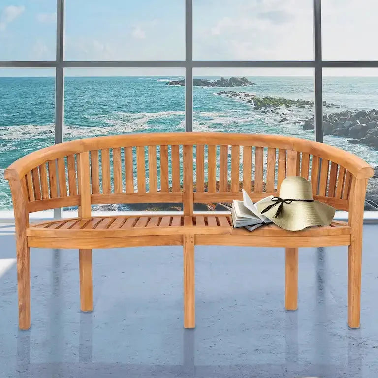 Banc double de jardin en teck Merrelo™