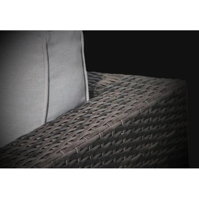 Canapé d'angle d'extérieur 239 cm en résine tressée avec coussins Merrelo™