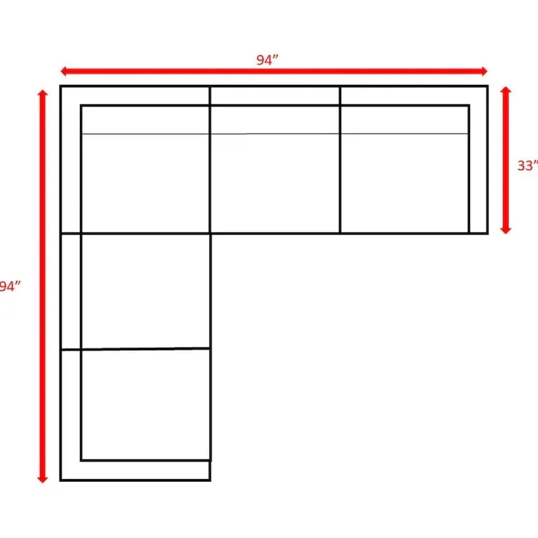 Canapé d'angle d'extérieur 239 cm en résine tressée avec coussins Merrelo™