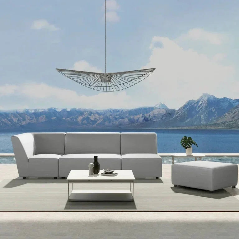 Canapé d'angle d'extérieur 356 cm avec repose-pieds Merrelo™