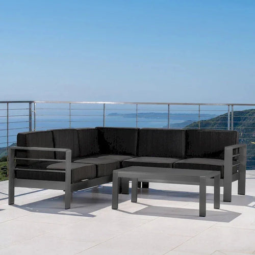Canapé d'angle d'extérieur en aluminium Merrelo™