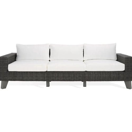 Canapé de terrasse en résine tressée — 241 × 86 × 69 cm Merrelo™