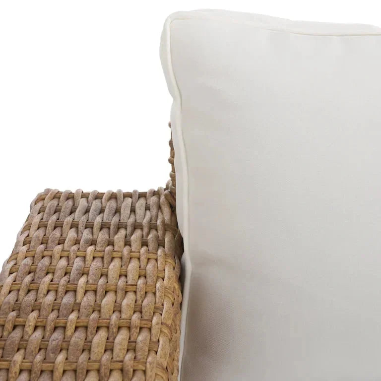 Canapé de terrasse en résine tressée — 241 × 86 × 69 cm Merrelo™