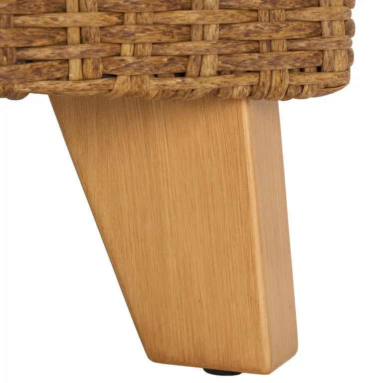 Canapé de terrasse en résine tressée — 241 × 86 × 69 cm Merrelo™