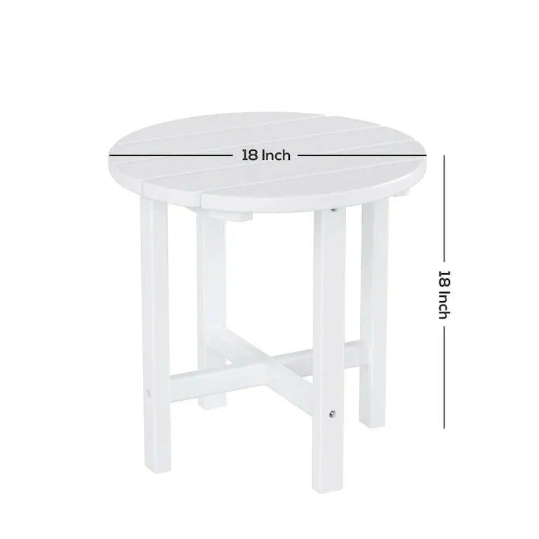 Ensemble Adirondack 12 pièces en polymère toutes saisons avec repose-pieds et table d'appoint Merrelo™