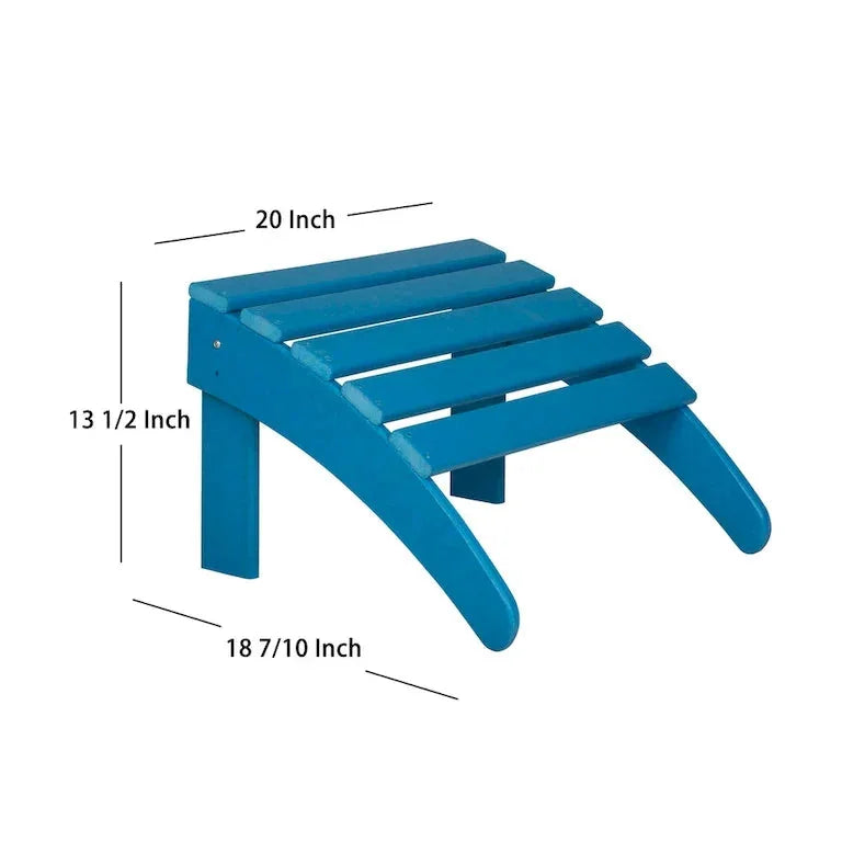 Ensemble Adirondack 12 pièces en polymère toutes saisons avec repose-pieds et table d'appoint Merrelo™