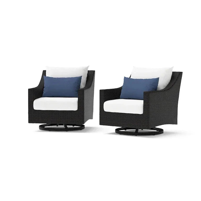 Lot de 2 fauteuils club à bascule, tissu Sunbrella — 76 × 84 × 81 cm Merrelo™
