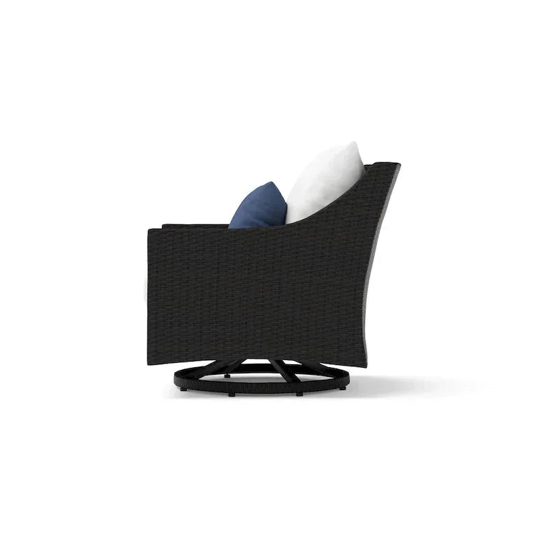 Lot de 2 fauteuils club à bascule, tissu Sunbrella — 76 × 84 × 81 cm Merrelo™