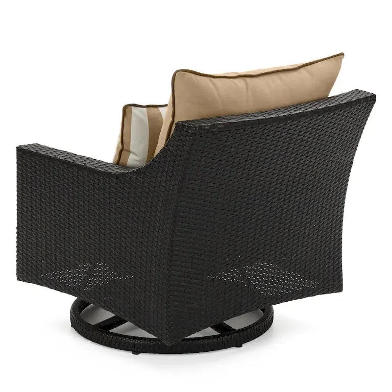 Lot de 2 fauteuils club à bascule, tissu Sunbrella — 76 × 84 × 81 cm Merrelo™