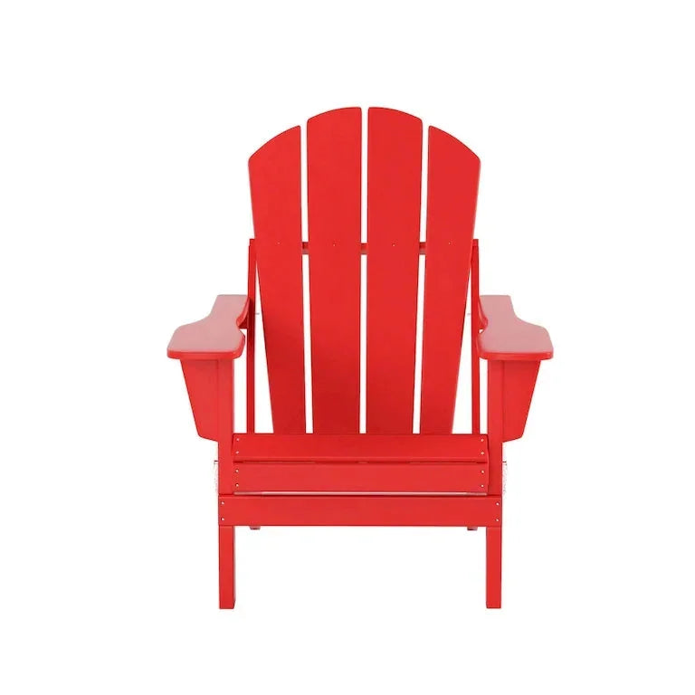Lot de 8 fauteuils Adirondack pliants en HDPE toutes saisons Merrelo™