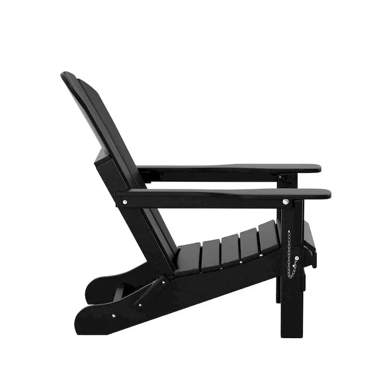 Lot de 8 fauteuils Adirondack pliants en HDPE toutes saisons Merrelo™