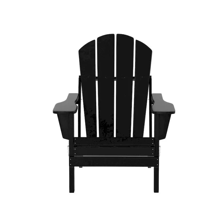 Lot de 8 fauteuils Adirondack pliants en HDPE toutes saisons Merrelo™