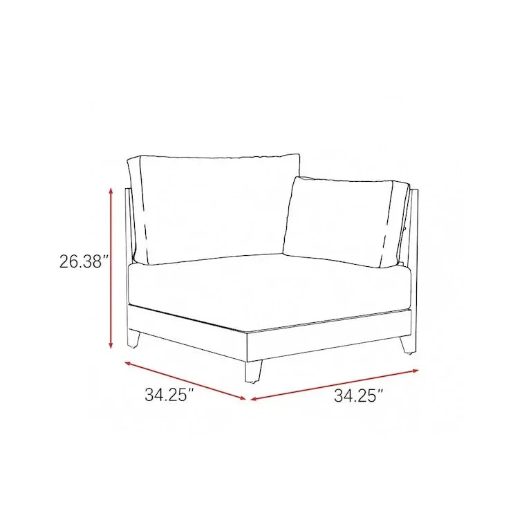 Salon d'angle 6 pièces multi-fauteuils Merrelo™