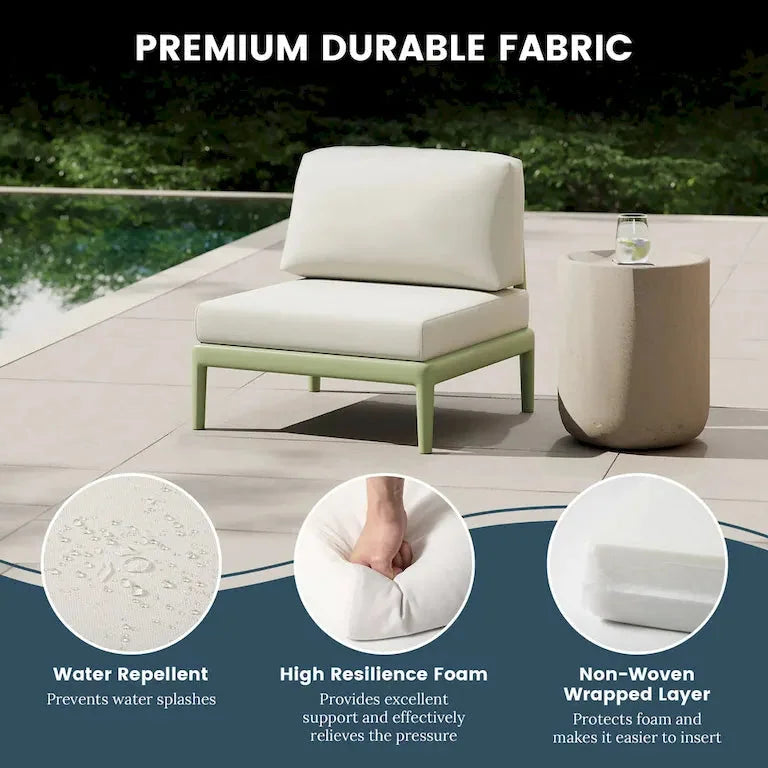 Salon d'angle 6 places avec coussins Merrelo™