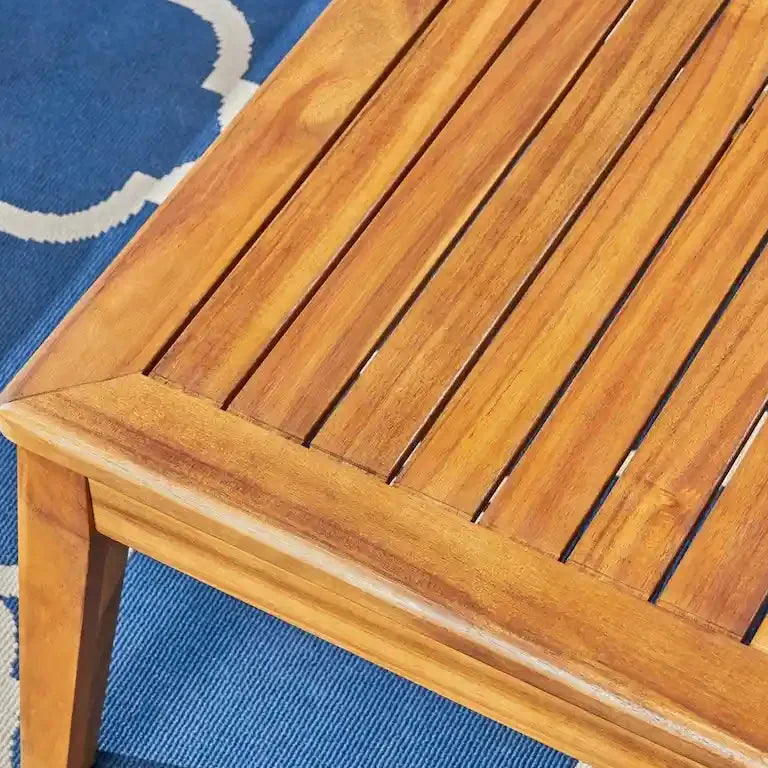 Salon d'angle 7 places en bois d'acacia Merrelo™