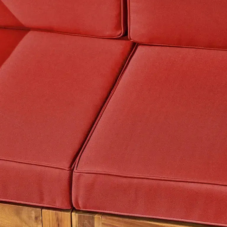 Salon d'angle 9 pièces en U en bois d'acacia Merrelo™