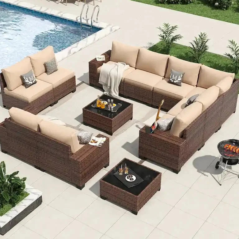Salon d'angle de jardin Merrelo™