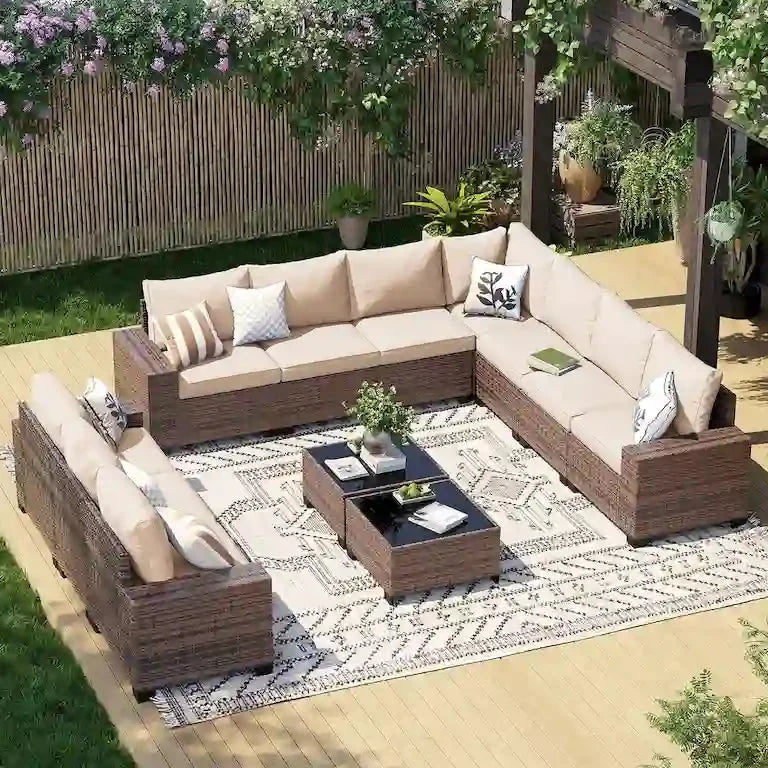 Salon d'angle de jardin Merrelo™