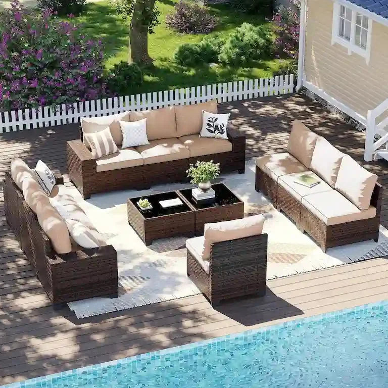 Salon d'angle de jardin Merrelo™