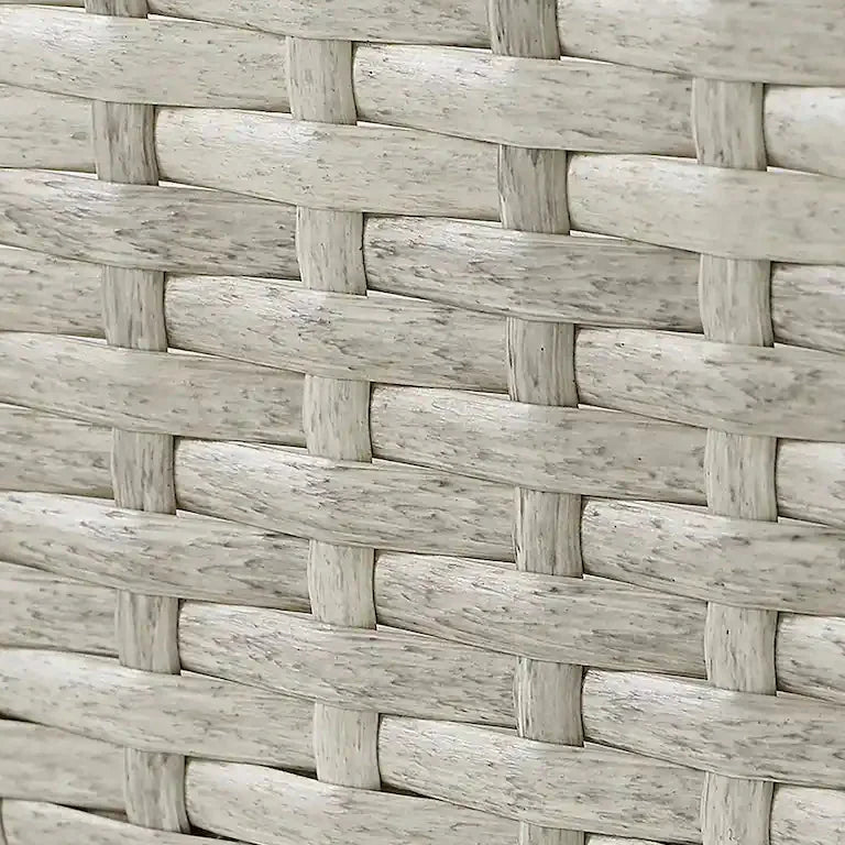 Salon de jardin 3 pièces en résine tressée — 84 × 203 × 335 cm Merrelo™
