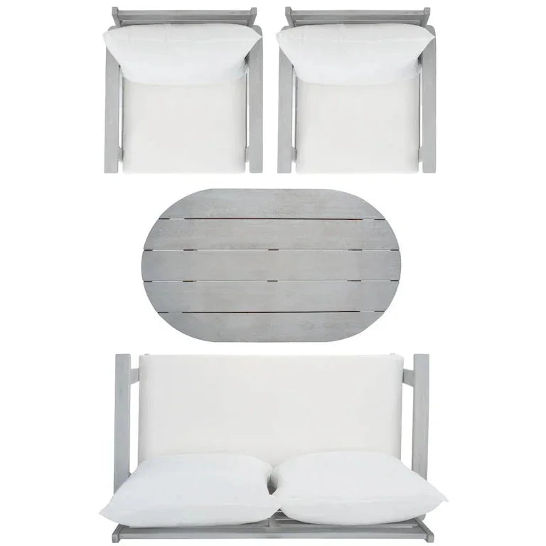 Salon de jardin 4 pièces — 124 × 76 × 79 cm Merrelo™