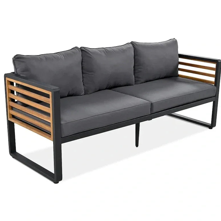 Salon de jardin 4 pièces avec coussins déhoussables Merrelo™