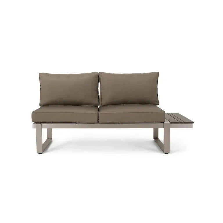 Salon de jardin 4 pièces en aluminium avec coussins Merrelo™