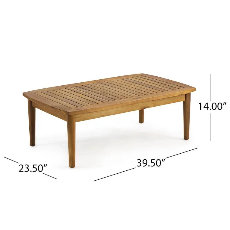 Salon de jardin 4 places en bois d'acacia Merrelo™