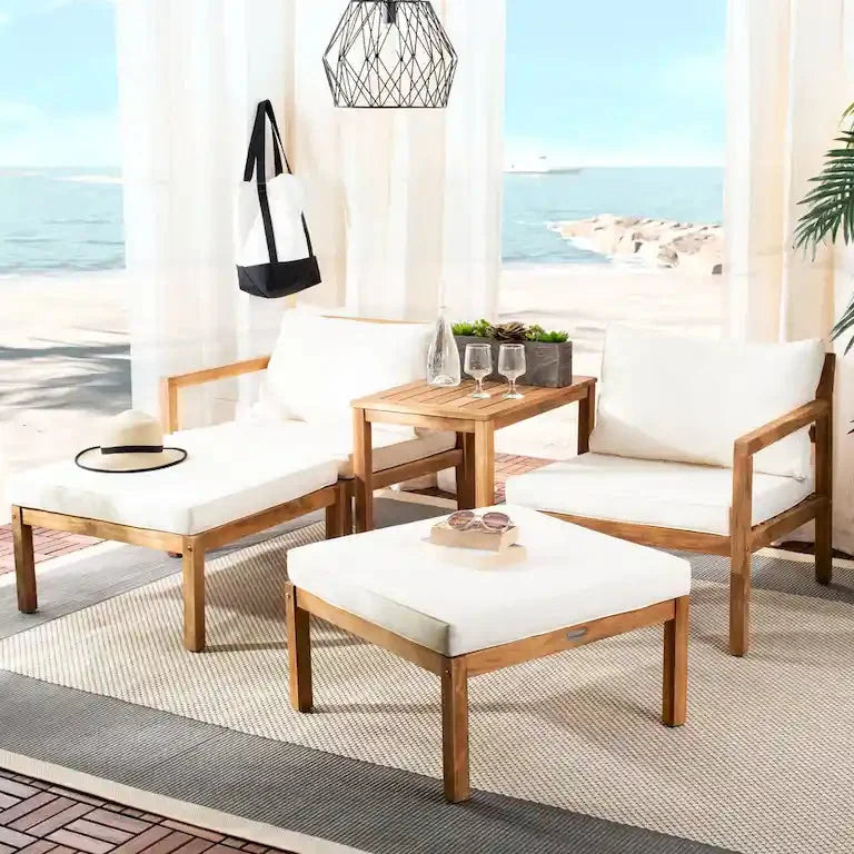 Salon de jardin 5 pièces — 74 × 69 × 69 cm Merrelo™