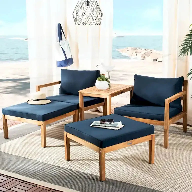 Salon de jardin 5 pièces — 74 × 69 × 69 cm Merrelo™