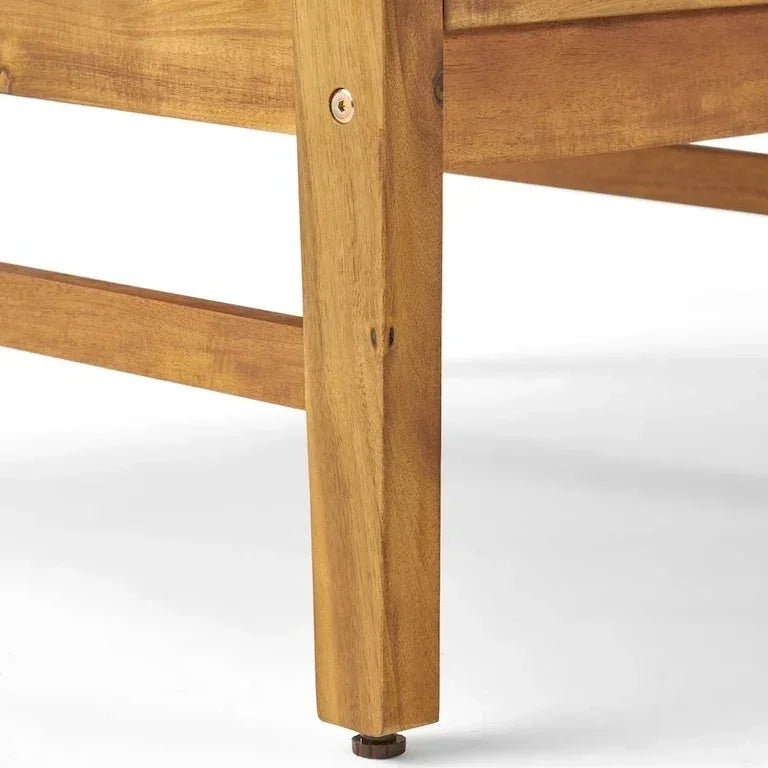 Salon de jardin 5 pièces en bois d'acacia avec brasero Merrelo™