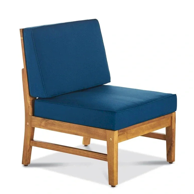 Salon de jardin 5 pièces en bois d'acacia avec brasero Merrelo™