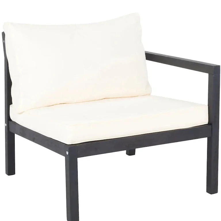Salon de jardin 5 pièces gris ardoise et beige — 74 × 69 × 69 cm Merrelo™
