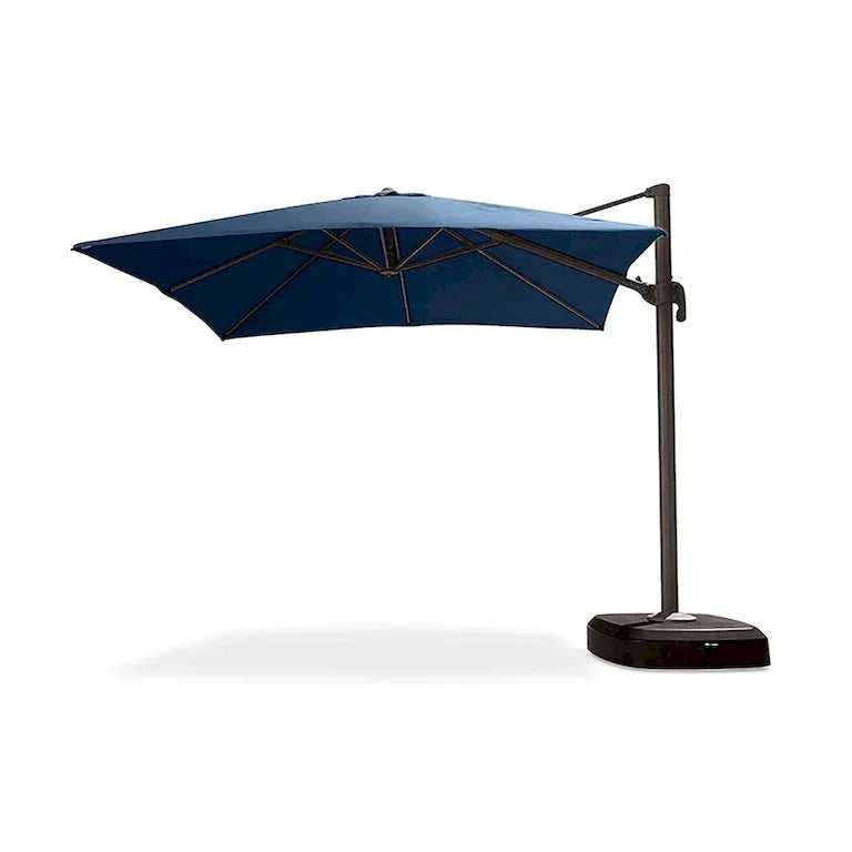 Salon de jardin et repas 9 pièces en tissu Sunbrella avec parasol Merrelo™