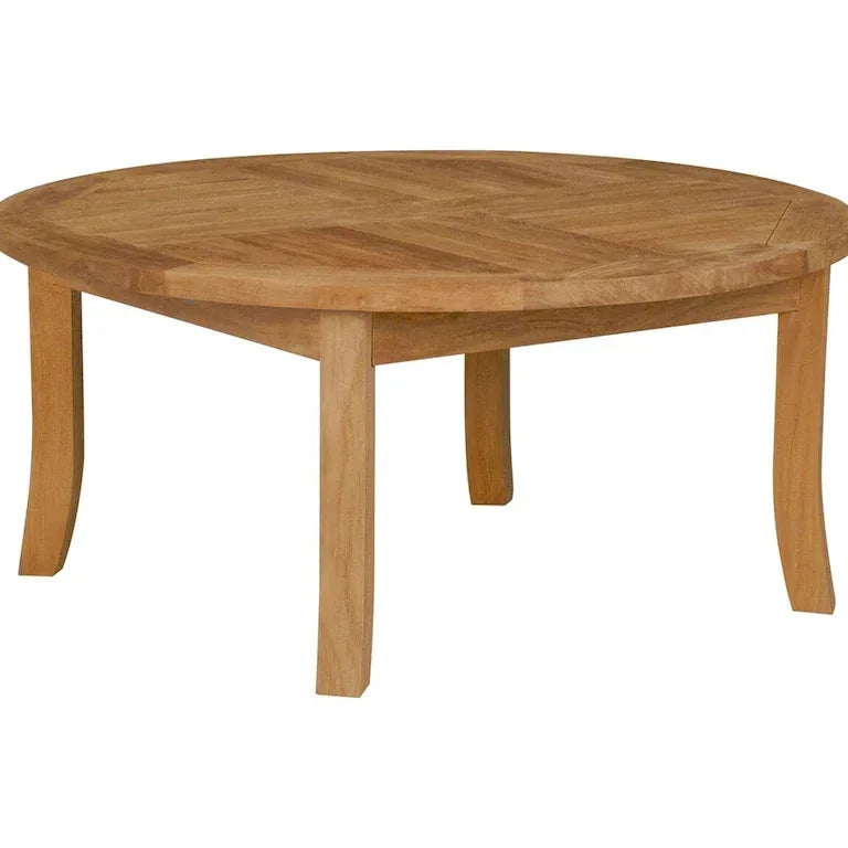 Table basse ronde de jardin en teck 99 cm Merrelo™