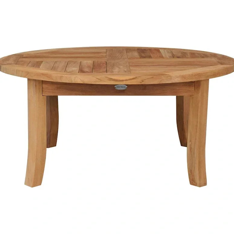 Table basse ronde de jardin en teck 99 cm Merrelo™