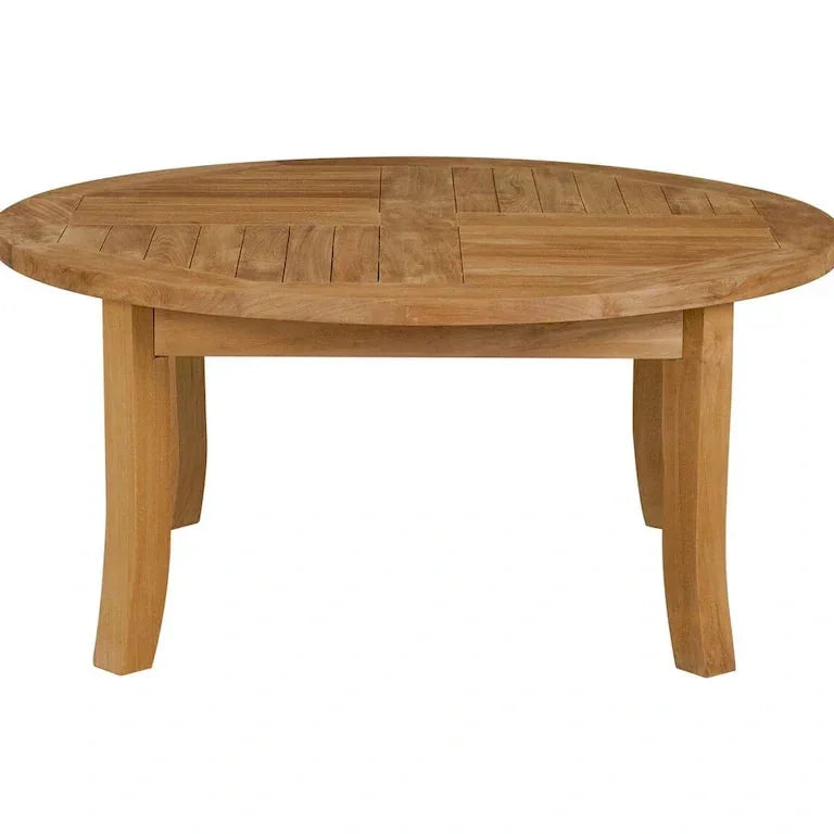 Table basse ronde de jardin en teck 99 cm Merrelo™