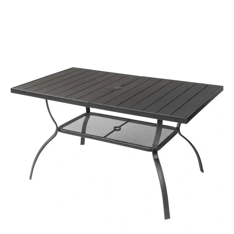 Table de repas de jardin en fer forgé 150 cm Merrelo™