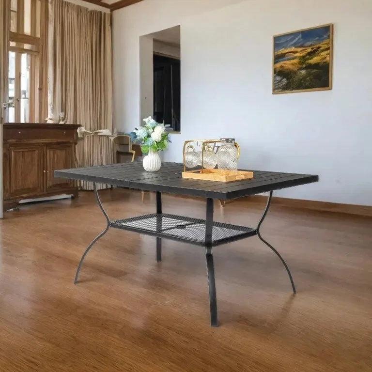 Table de repas de jardin en fer forgé 150 cm Merrelo™