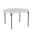 Table ronde pliante 122 cm, qualité professionnelle Merrelo™