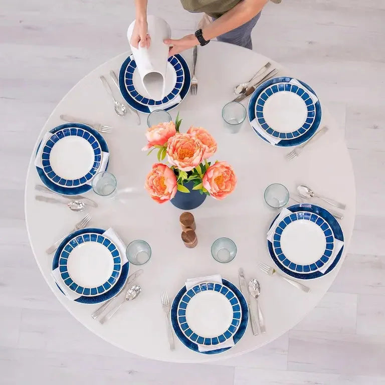 Table ronde pliante 122 cm, qualité professionnelle Merrelo™